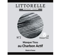 Masque Visage Au Charbon Actif - Littorelle - Purifiant - Vegan - 100 Ml - Peaux Mixtes À Grasses