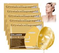 Masque Visage Collagene, Masque Hydratant Visage, Sheet Mask Masque Collagene Hydrate la Peau, Réduit les Ridules, Illumine la Peau et Répare la Peau Masque Visage Femme, 5 Pièces