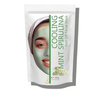 Masque Visage Cryogénique à la Menthe et Spiruline Peau Mature Masque Peel-Off Alginate Gelifiant en poudre 200 g 10 soins