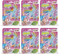 Masque Visage Enfants Galupy Unicorn Pack De 66x Masques De Beauté En Tissu À L'arôme De Bonbon Aux Fruits,Extraits De Calendula Et De Camomille-Masque Hydratant Visage Pour Filles