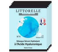 Masque Visage - Made In France - Lot De 5 - Hydratant - Acide Hyaluronique - Anti-Age