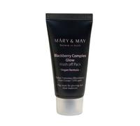 Masque Visage - Mary&may - Blackberry Complex Glow Wash Off Pack - 30g - Éclaircissant - Hydratant
