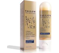 Masque visage peel-off au suif de bœuf, baume bio au suif et au collagène, hydratation intense, raffermissant et lissant, régulateur de sébum et apaisant, pour tous types de peau