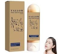 Masque visage peel-off au suif de bœuf, masque de nuit enveloppant, hydratation intense, lissage et élasticité, atténue les ridules et les rides et resserre les pores (1pcs)