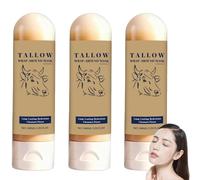 Masque visage peel-off au suif de bœuf, masque de nuit enveloppant, hydratation intense, lissage et élasticité, atténue les ridules et les rides et resserre les pores (3pcs)