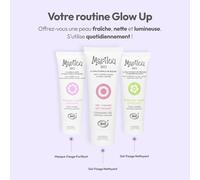 Masque Visage Purifiant Bio À L'argile Verte-Teint Terne,Excès De Sébum-Tous Types De Peaux-99% D'ingrédients D'origine Naturelle-75 Ml