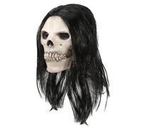 Masque Visage Tête de Mort | Masque Effrayant En Latex Respirant Pour Halloween,Couvre-Visage Casque Horreur Pour Déguisement Spectacle Adulte Fête Masquée Maison Hantée