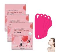 Masque Visage V Liftant RéUtilisable, Masque Gaine Visage Anti Double Menton, Masque Lifting Visages, Pour Double Menton Contour Du Visages, Bandage Raffermissant Peau Affaissée (2)