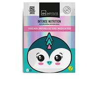 Masque Visage Vegan Enfant et Adulte en tissu Pingouin Imprimé - Nutrition Intense - Routine Beauté, Soin du visage, Hydrate la peau - Idée cadeau Fille, Femme, Pose facile - 1 unité