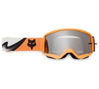 Masque vtt fox main noble orange blanc