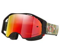 Masque vtt oakley airbrake mtb green camo prizm mx trail torch ref oo7107 33