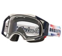 Masque vtt oakley airbrake mtb troy lee designs ice white clear ref oo7107 32