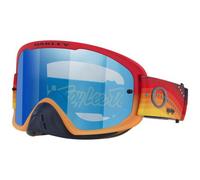 Masque vtt oakley o frame 2 0 pro mx troy lee designs rouge orange black ice iridium ref oo7115 67