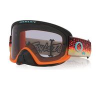 Masque vtt oakley o frame 2 0 pro mx troy lee designs transparent noir orange light grey ref oo7115 66