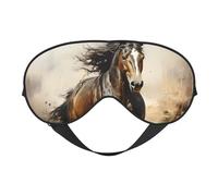 Masque Western Horse doux pour les yeux. Unisexe, confortable et respirant, adapté pour le repos quotidien. Vous aide à entrer rapidement dans un sommeil profond.