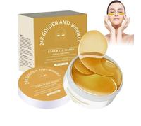 Masque Yeux 60 Pcs, Patch Yeux Collagène en Gel, Anti-Cernes et Anti Poches,Hydratant et Anti-âge,Améliorer Les Rides,Anti Rides Masque Collagene,Eye Patch Pour Femmes et Hommes