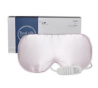 Masque Yeux Chauffant, PJYU Masque pour les Yeux pour Sécheresse Oculaire, Compresse Chaude Yeux Parfaits pour les Yeux Gonflés, les Orgelets et le Traitement de la Blepharite (Rose)