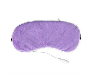 Masque Yeux Chauffant USB, Chauffage Visière Vapeur Soulager Chaude Coussin Compresse électrique Contrôle Intelligent Coton Masseur Thérapie Thérapeutique Chaud Insomnie Soulage Gonflé Oculaire