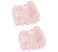 Masque Yeux en Quartz Rose 1 Paire, Cristal, Relaxation | Bandeau de Repos, Usage Après Soleil et Massage , Style Simple et Confortable