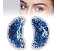 Masque Yeux Froid,Gel pour les Yeux,Masque pour les Yeux en Gel Réutilisable,Coussin de Refroidissement,Patch pour les Yeux,Thérapie par le Froid Chaud,Patchs Sous les Yeux pour Soulager les(bleu)