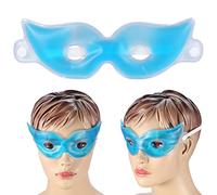 Masque Yeux Froid, Masque Gel Compresse Chaud et Froid Masque Yeux Réfrigérant en Gel pour Cernes Les Yeux Gonflés Soulager Les Yeux Les Maux de Tête Migraine et Douleurs de Sinus
