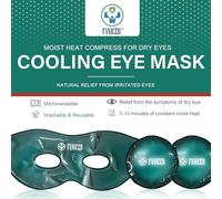 Masque Yeux Froid, Réutilisables 2 patchs pour les yeux avec du,asque Yeux Réfrigérant en, Soulage la Fatigue Oculaire,Refroidissement Pour Les Yeux,Relaxation Partout avec