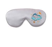 Masque Yeux Masque de sommeil en soie de mûrier, modèle mignon for enfants, patchs for les yeux doux, bandeau doux, masque for les yeux lisse, bandeau de sommeil confortable for femmes et hommes for l