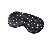 Masque Yeux Masque de sommeil masque for les yeux en soie for dormir masque doux couverture détendre les yeux bandeau de sommeil réglable for femmes hommes for la maison et les voyages(Black)