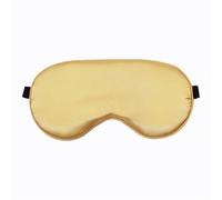 Masque Yeux Masque de sommeil Masque for les yeux en soie for masque de sommeil Couverture douce Relax yeux Dormir pli aveugle for les femmes hommes for les voyages au bureau Pause déjeuner(Gold)