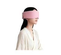 Masque Yeux Poids Masque for les yeux en velours à micro-pression, bloquant la lumière, aide au sommeil profond, sensation de soie glacée, pondéré par gravité, soulage Fatigue(Pink)