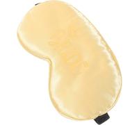 Masque Yeux pour Dormir en Soie Imitation Or, Bande Double