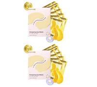 Masque Yeux Revitalisant - Revitalise instantanément le contour des yeux fatigués, hydrate en profondeur, revitalise la peau, offre un soin spa à domicile, atténue les ridules, lot de 12