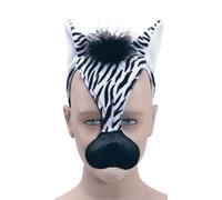 Masque Zebra Rubies En Polyester Jaune Prop Déguisement Book Day