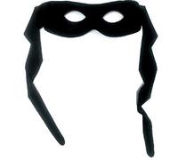 Masque Zorro chevalier masqué costume noir homme garçon carnaval Halloween déguisement épéiste fête théâtre
