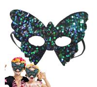 Masquerade Couverture festive pour femmes et filles | Demi-masque brillant | Costume de couverture des yeux - Pour Halloween, costume de carnaval, Noël, croisière, festival, cosplay