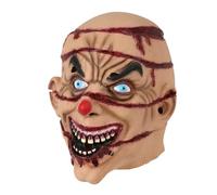 Masquerade Face Cover - masque de tête en latex , accessoire terrifiant | Adulte Unisexe Halloween Costume Accessory for Theatre Show, Carnival, Spooky Event, Cosplay, Creepy Party, P