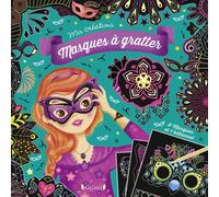 Grund Masques à gratter Pochette 8 masques 1 élastique bracelets pendentifs – Dès 6 ans