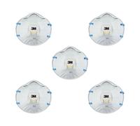 3M Masques respiratoires 8822PRO5 FFP2 pour ponçage manuel et outils électriques - Lot de 5