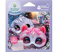 Masques à strasser (Preciosa) - - Collectif - Fleurus - Jeux livres objets