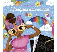 Grund Illustration – Masques arc-en-ciel par Eugénie Varone