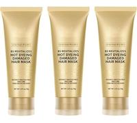 Masques capillaires revitalisants pour cheveux abîmés par coloration à chaud 8 secondes, Lisse instantanément les frisottis, Soin réparateur hydratation intense sans rinçage, Hydratation et réparation