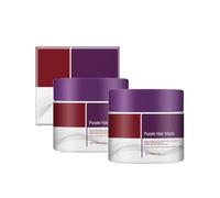 Masques capillaires violets - Masques crème réparateurs au collagène 100 ml pour une hydratation en profondeur et une réparation intense des cheveux secs et abîmés (2)