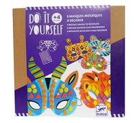 Masques D'Animaux de Jungle DIY - Kit de Mosaic pour 8 Enfants