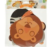 Masques d'animaux pour enfants Set de 8 cartons multicolores