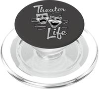 Masques de comédie et de tragédie de théâtre PopSockets PopGrip pour MagSafe