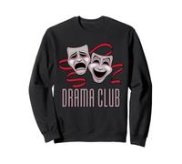 Masques de comédie et de tragédie Drama Club Sweatshirt