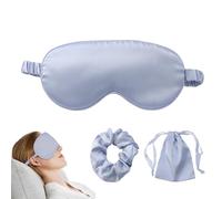 Masques De Sommeil En Soie, Masque de Nuit, Cache Yeux Oeil pour Dormir Soie Masques de Sommeil Hommes et Femmes Avec Sangle Élastique Bandeau Douce Bandeau Yeux Sommeil pour Domicile Bureau Voyage
