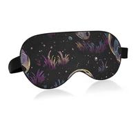 Masques de sommeil essentiels de voyage avec bande élastique réglable occultant, néon, prairie, football, voyage