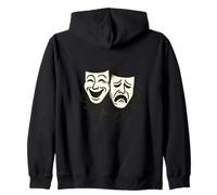 Masques de théâtre comédie et tragédie Sweat à Capuche