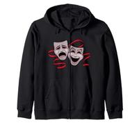 Masques de théâtre comédie et tragédie Sweat à Capuche